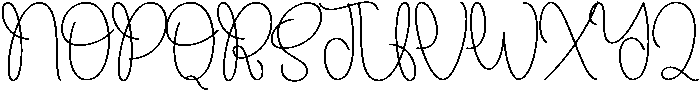 Angelic Regular otf (400) Font UPPERCASE