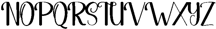 Angelic Regular otf (400) Font UPPERCASE