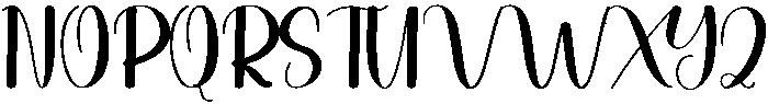 Angelic Regular otf (400) Font UPPERCASE