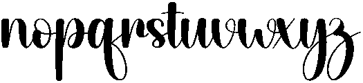 Angelic Regular otf (400) Font LOWERCASE
