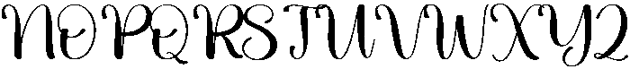 Angelic Regular otf (400) Font UPPERCASE