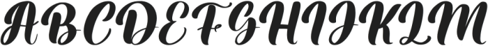 Angelic Writing Italic otf (400) Font UPPERCASE