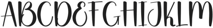Angelica Homemade Regular otf (400) Font UPPERCASE