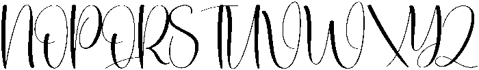 Angelica Regular otf (400) Font UPPERCASE