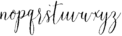 Angelica Regular otf (400) Font LOWERCASE
