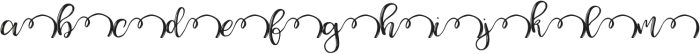Angelica Small Swashes otf (400) Font LOWERCASE