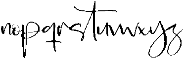 Angelica otf (400) Font LOWERCASE