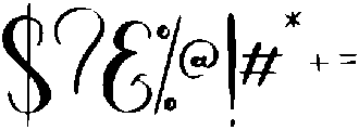 Angelica otf (400) Font OTHER CHARS