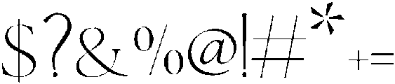 Angelica otf (400) Font OTHER CHARS