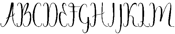 Angelica otf (400) Font UPPERCASE