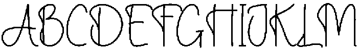 Angelie Signature Regular otf (400) Font UPPERCASE
