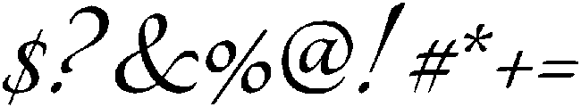 Angelin otf (400) Font OTHER CHARS
