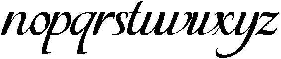 Angelin otf (400) Font LOWERCASE