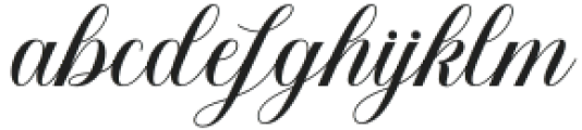 AngelinCalligraphy otf (400) Font LOWERCASE