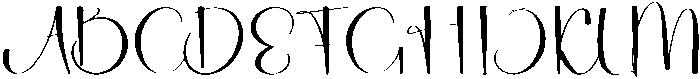 Angelina Calligraphy Regular otf (400) Font UPPERCASE