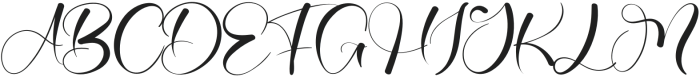 Angelina Decoration Regular otf (400) Font UPPERCASE