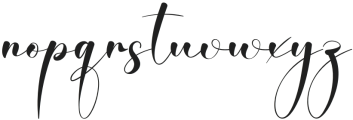 Angelina Decoration Regular otf (400) Font LOWERCASE