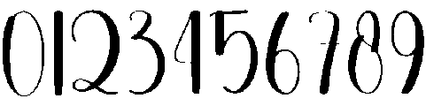Angelina Regular otf (400) Font OTHER CHARS