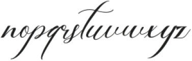 Angelina Rosemary Script otf (400) Font LOWERCASE