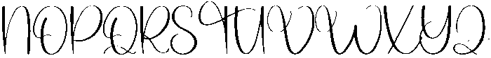 Angelina Signature Regular otf (400) Font UPPERCASE