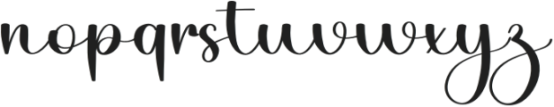 Angelina Whitening Regular otf (400) Font LOWERCASE