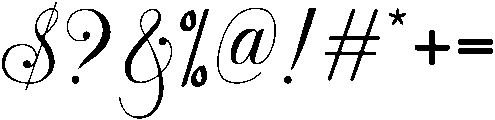 Angelina otf (400) Font OTHER CHARS