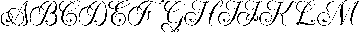 Angelina otf (400) Font UPPERCASE