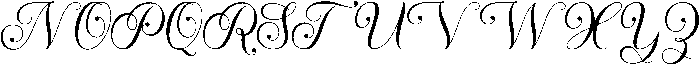Angelina otf (400) Font UPPERCASE