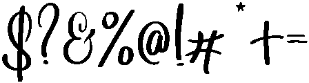 Angelina otf (400) Font OTHER CHARS