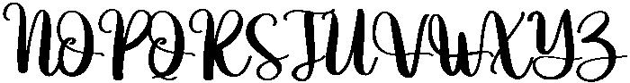 Angeline Regular otf (400) Font UPPERCASE