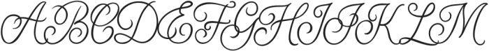 Angelitta otf (400) Font UPPERCASE