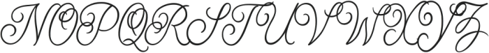 Angelitta otf (400) Font UPPERCASE