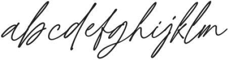 Angellica Signature otf (400) Font LOWERCASE