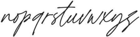 Angellica Signature otf (400) Font LOWERCASE