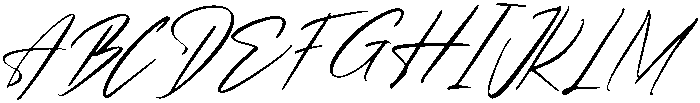 Angellina Regular otf (400) Font UPPERCASE