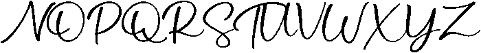 Angelline otf (400) Font UPPERCASE