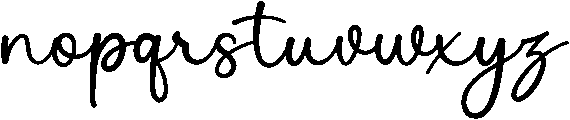 Angelline otf (400) Font LOWERCASE