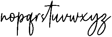 Angello otf (400) Font LOWERCASE