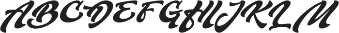 Angelos Italic otf (400) Font UPPERCASE