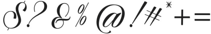 Angelta Script Regular otf (400) Font OTHER CHARS