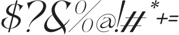 Angenta Italic otf (400) Font OTHER CHARS