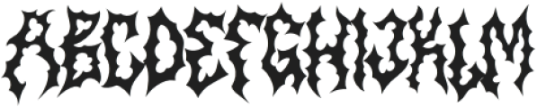 Anger Raven otf (400) Font UPPERCASE