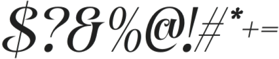 Angeris Italic otf (400) Font OTHER CHARS