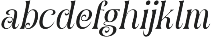 Angeris Italic otf (400) Font LOWERCASE