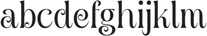 Angeris Regular otf (400) Font LOWERCASE