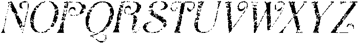 Angeris Stamp Italic otf (400) Font UPPERCASE