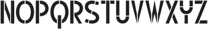 Anggaru Regular otf (400) Font UPPERCASE