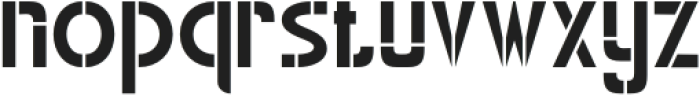 Anggaru Regular otf (400) Font LOWERCASE