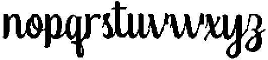 Anggie ttf (400) Font LOWERCASE