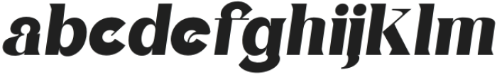 AnginaDisplayItalic-Regular otf (400) Font LOWERCASE